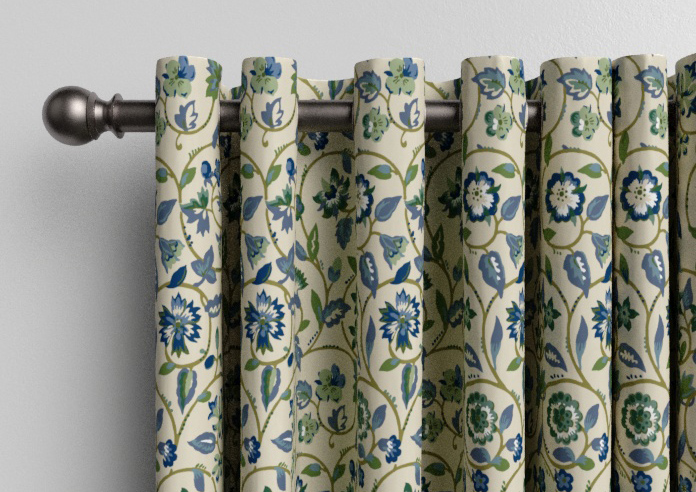 Land & Shore Esther, Green - Made to Measure Curtains - Image 12